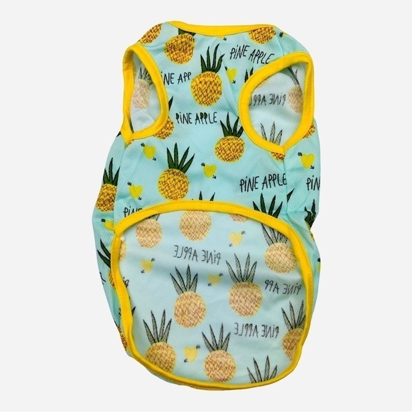 Pineapple Love Dog T-Shirt Size L - Picture 2 of 6